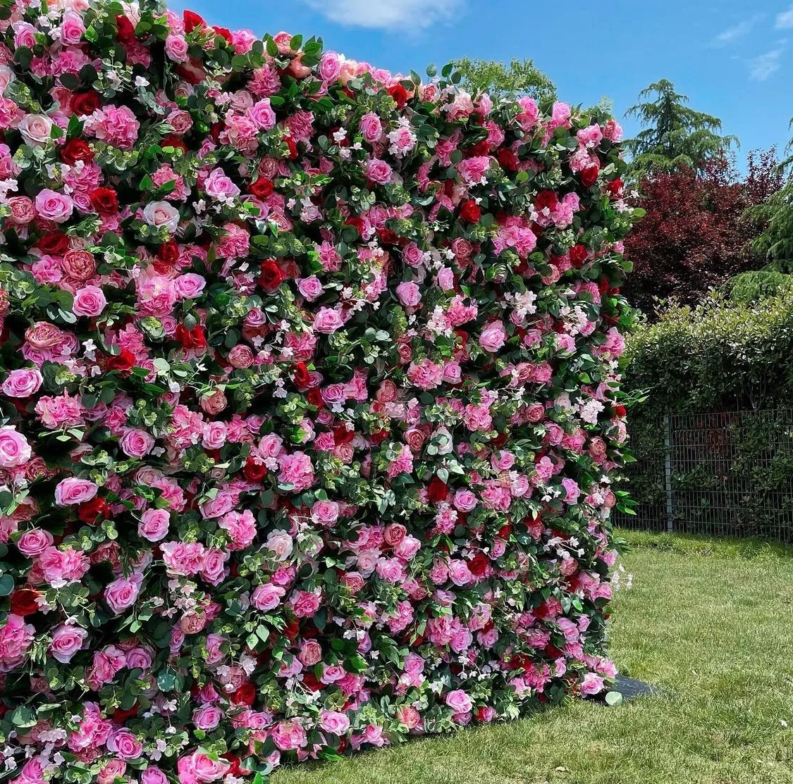 Deluxe 5D “Julia” flower wall cloth back