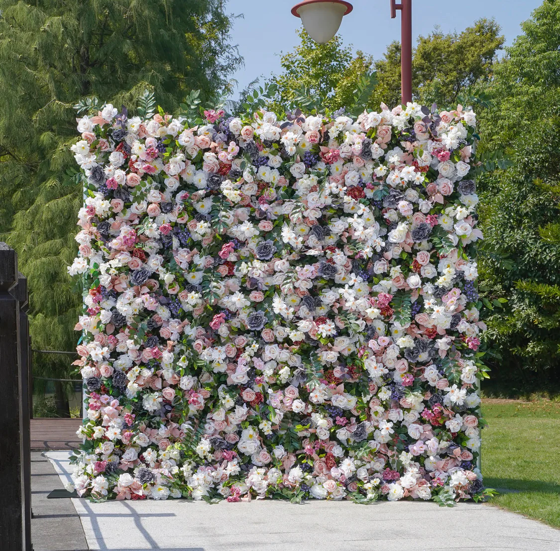 Deluxe 5D “Bella” flower wall cloth back