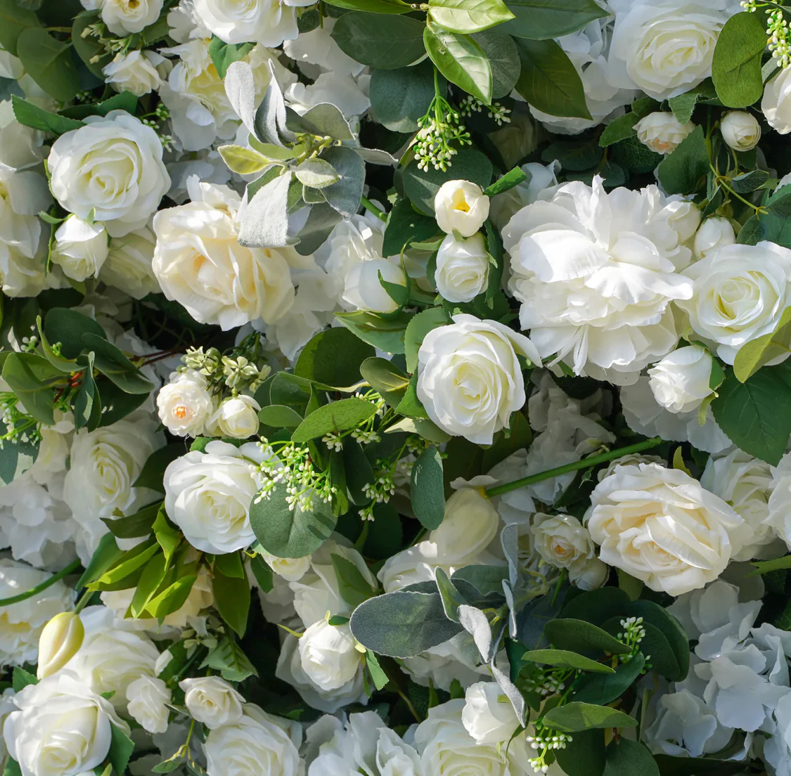 Deluxe 5D “Selina” flower wall cloth back