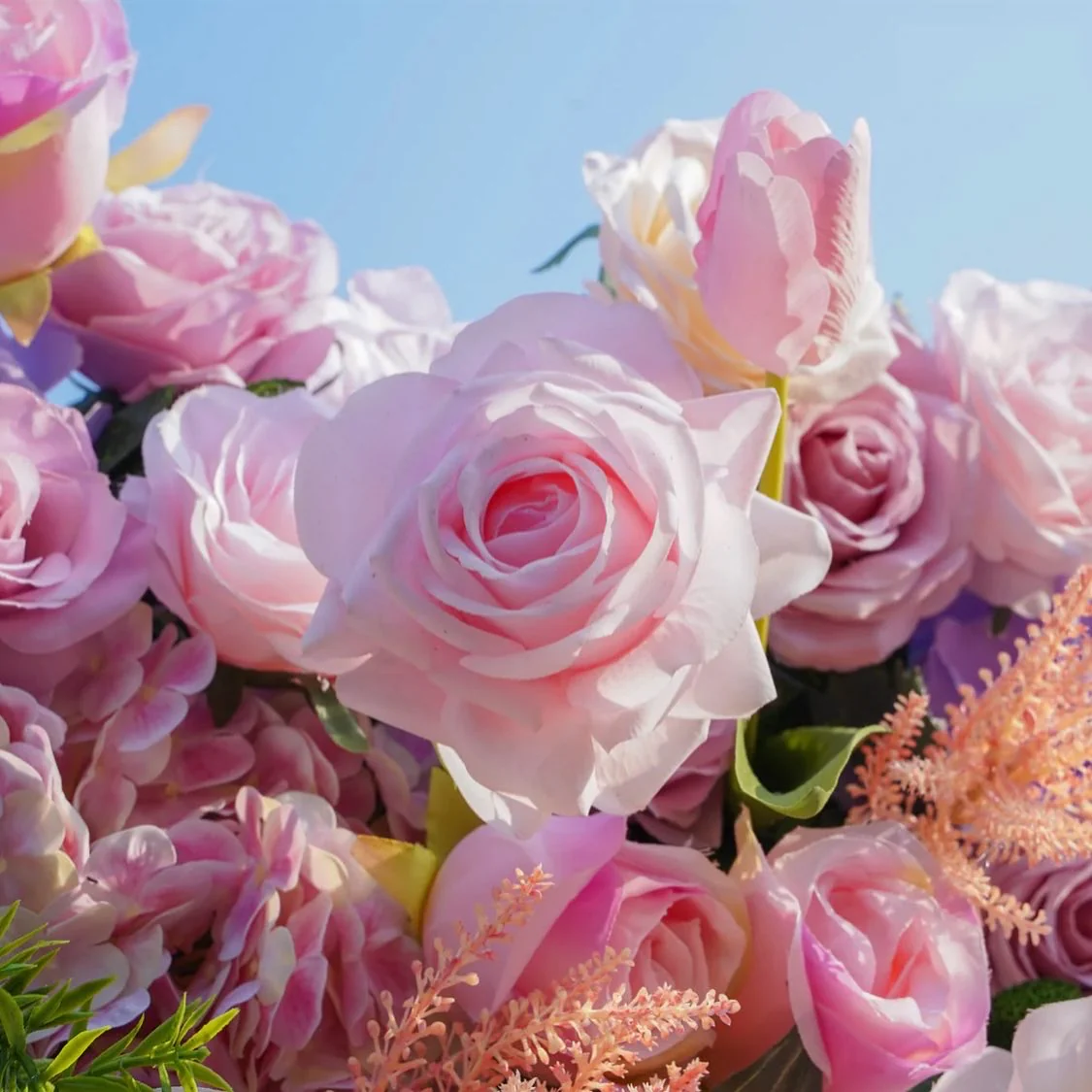 Deluxe 5D “Elizabeth” flower wall cloth back