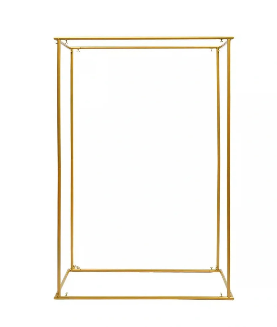 Large gold rectangular stand 180cm x 114cm x 60cm