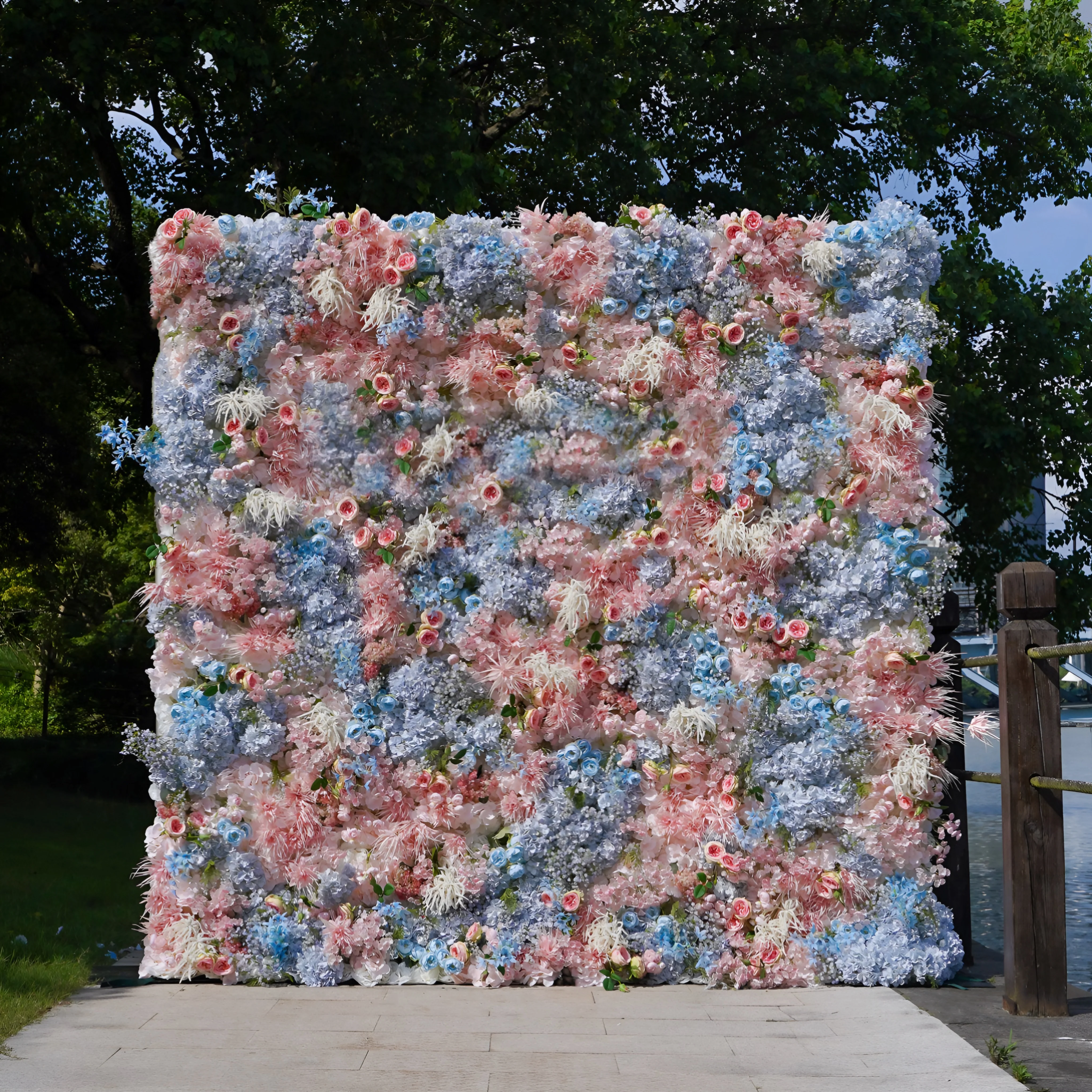 Premium 5D “Aries” flower wall cloth back