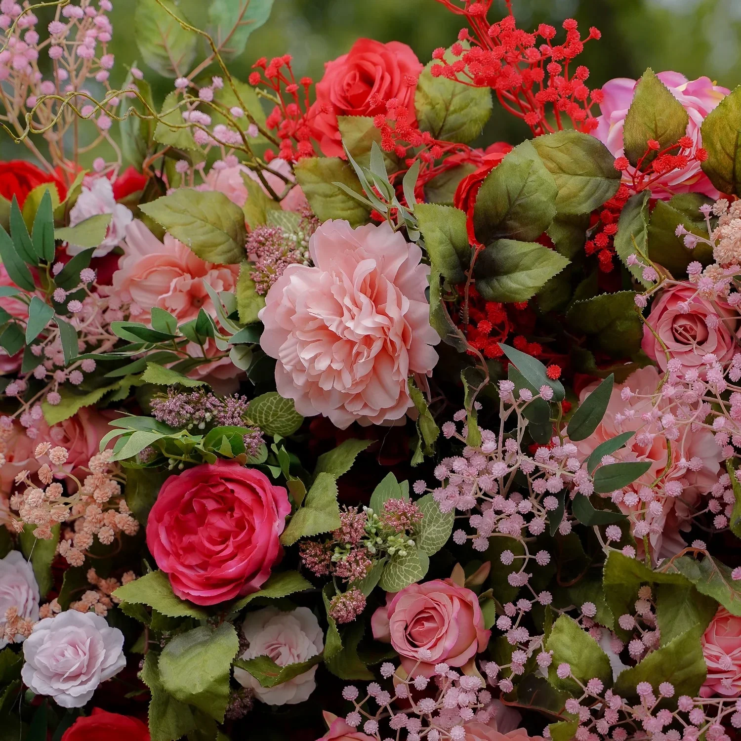 Deluxe 5D “Juni” flower wall cloth back