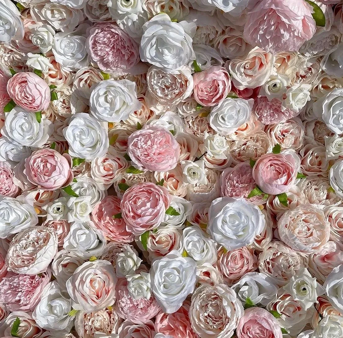 Deluxe 5D “Isabelle” flower wall cloth back