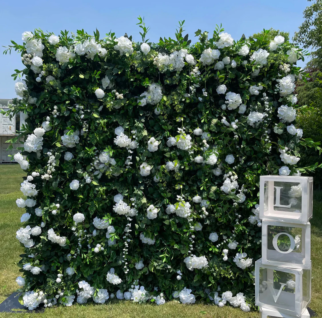Deluxe 5D “Jasmine” flower wall cloth back
