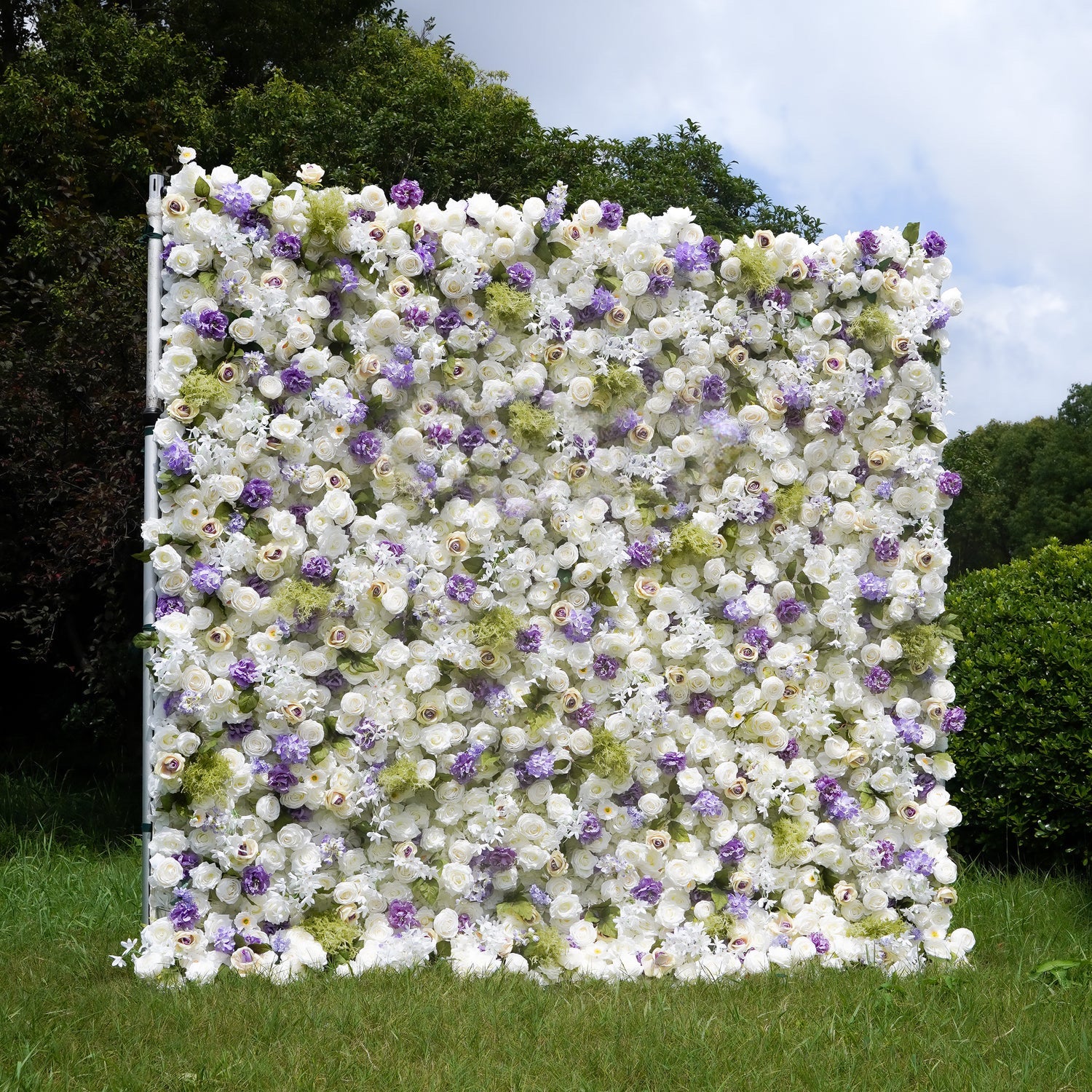 Deluxe 5D “Charlene” flower wall cloth back