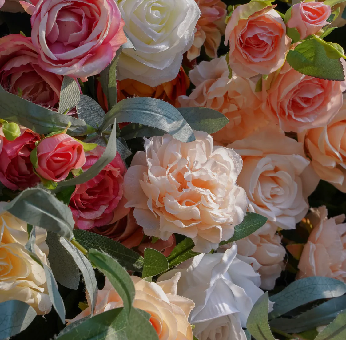 Deluxe 5D “Ella” flower wall cloth back