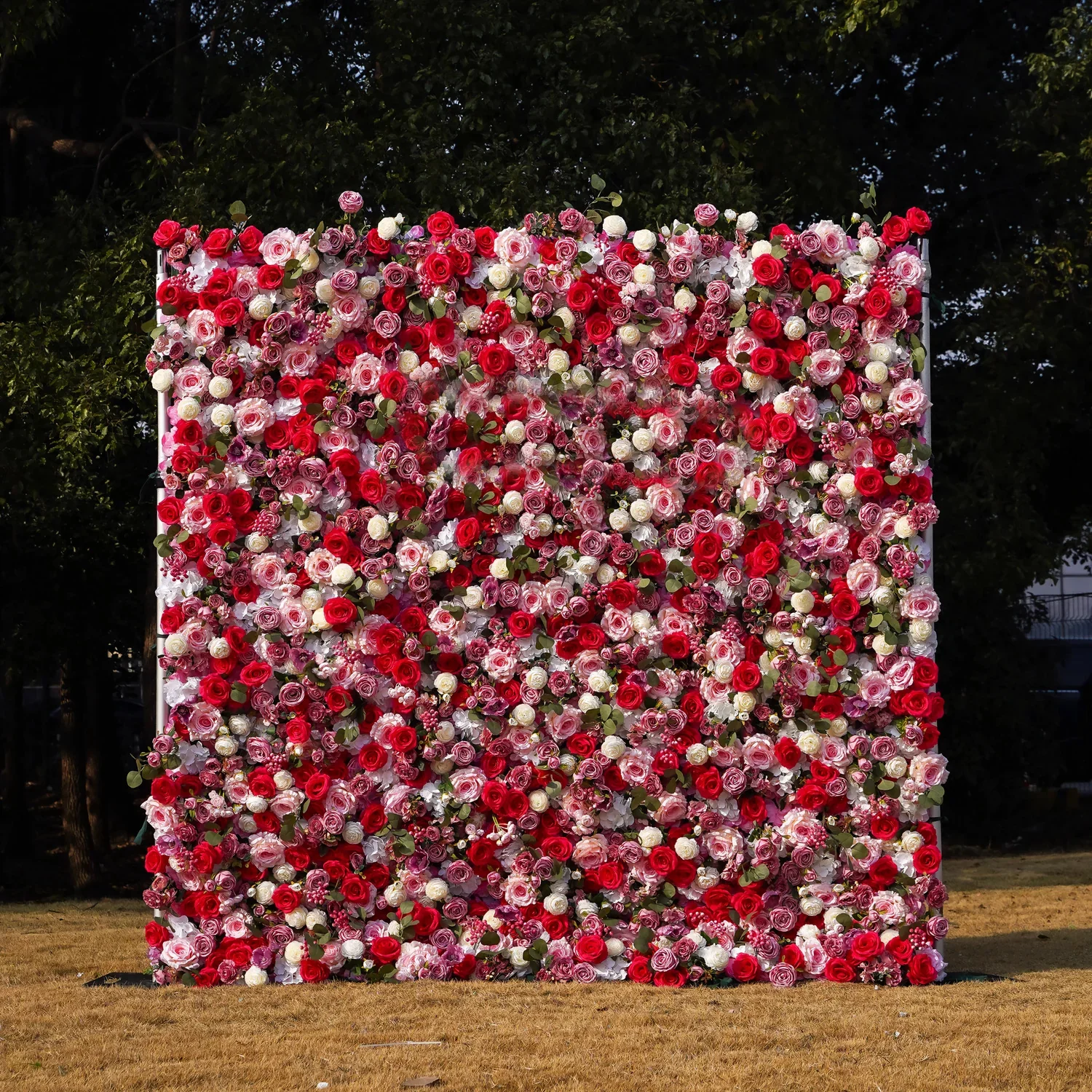 Deluxe 5D “Alisha” flower wall cloth back