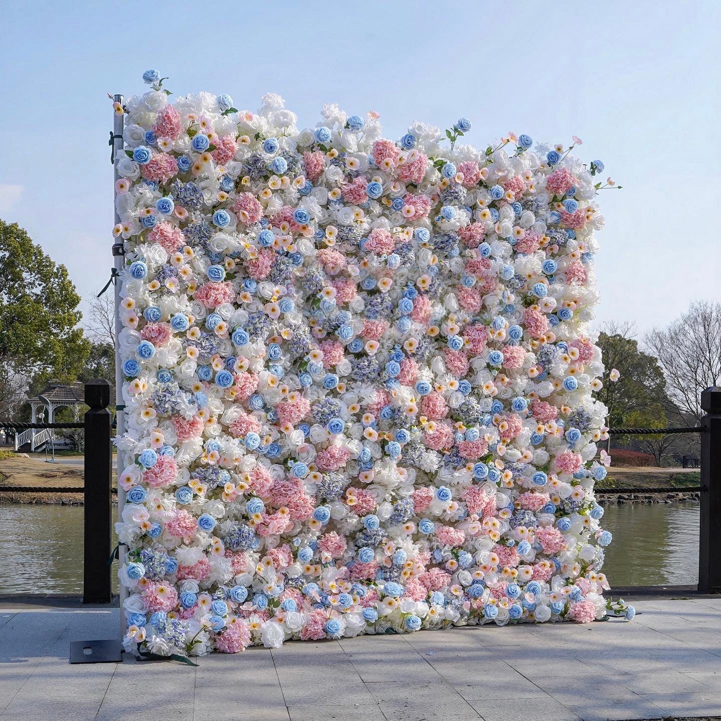 Premium 5D “Myla” flower wall cloth back