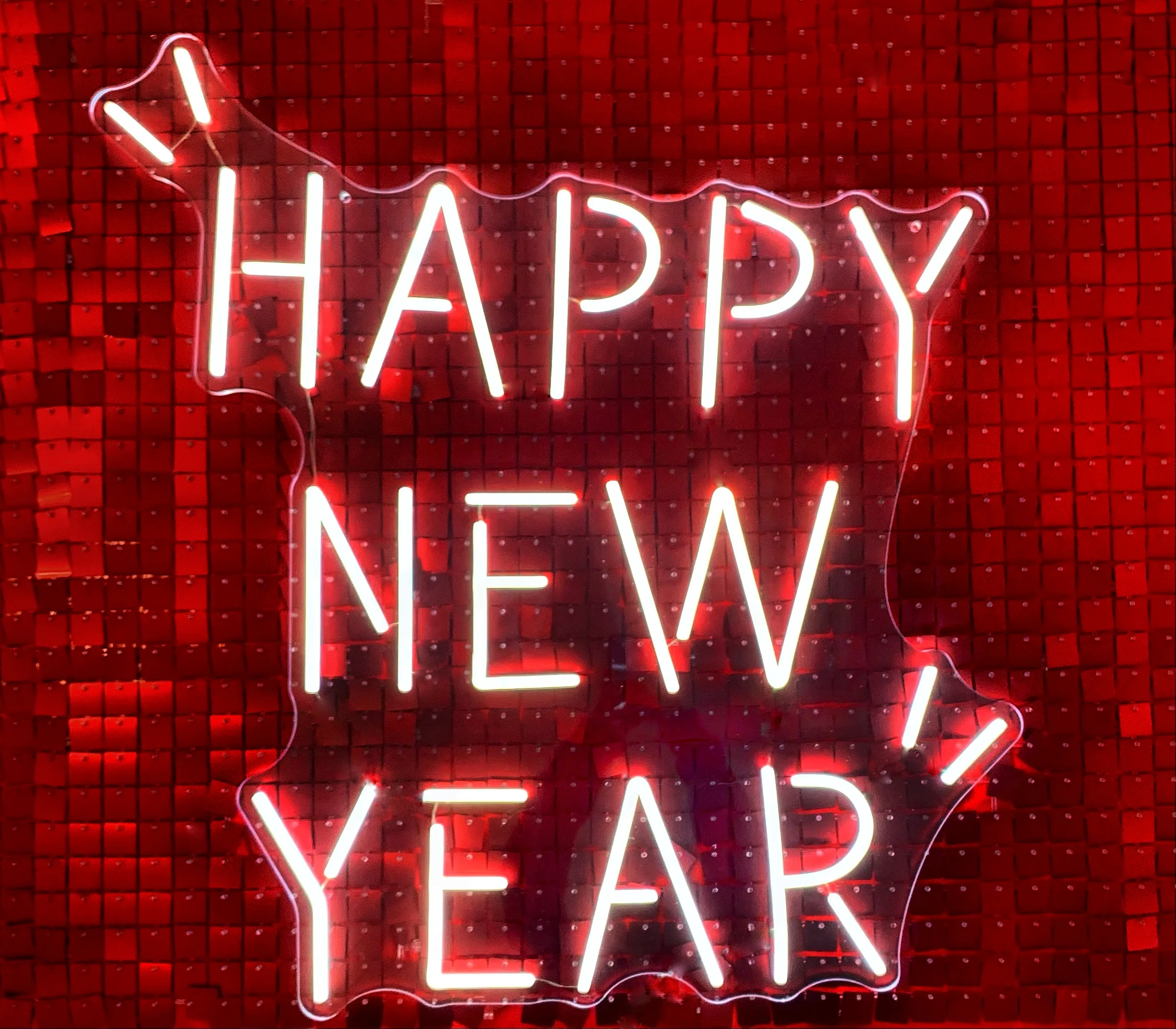 “Happy New Year” neon sign 91cm x 73cm