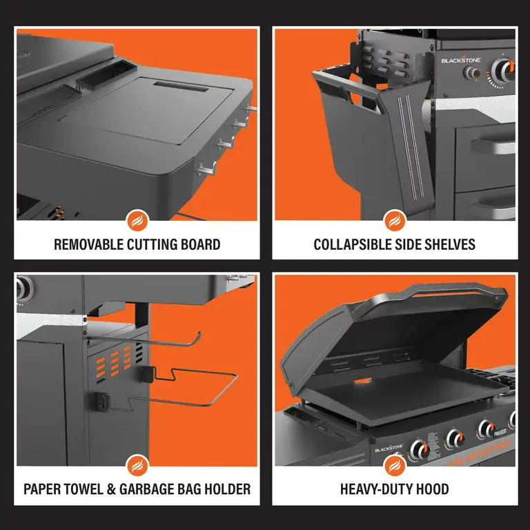 Blackstone ProSeries 5 hořákový gril na propan s 5 hořáky, 28