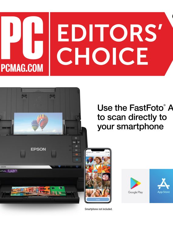 Bezdrátový vysokorychlostní systém pro skenování fotografií FastFoto FF-680W 2025 – černý