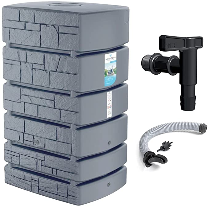 2025 Tower Stone Dešťová nádrž, nádrž na dešťovou vodu 350-500l