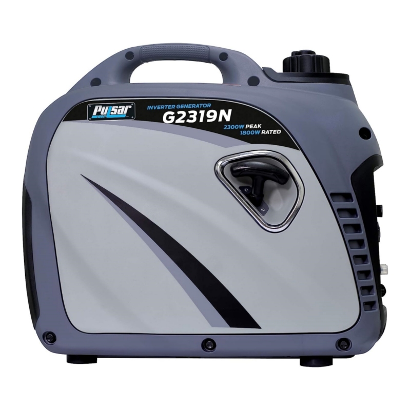 Přenosný benzínový tichý invertorový generátor Pulsar 2 300 W s USB výstupem a paralelním zapojením, kompatibilní s karburátorem, G2319N