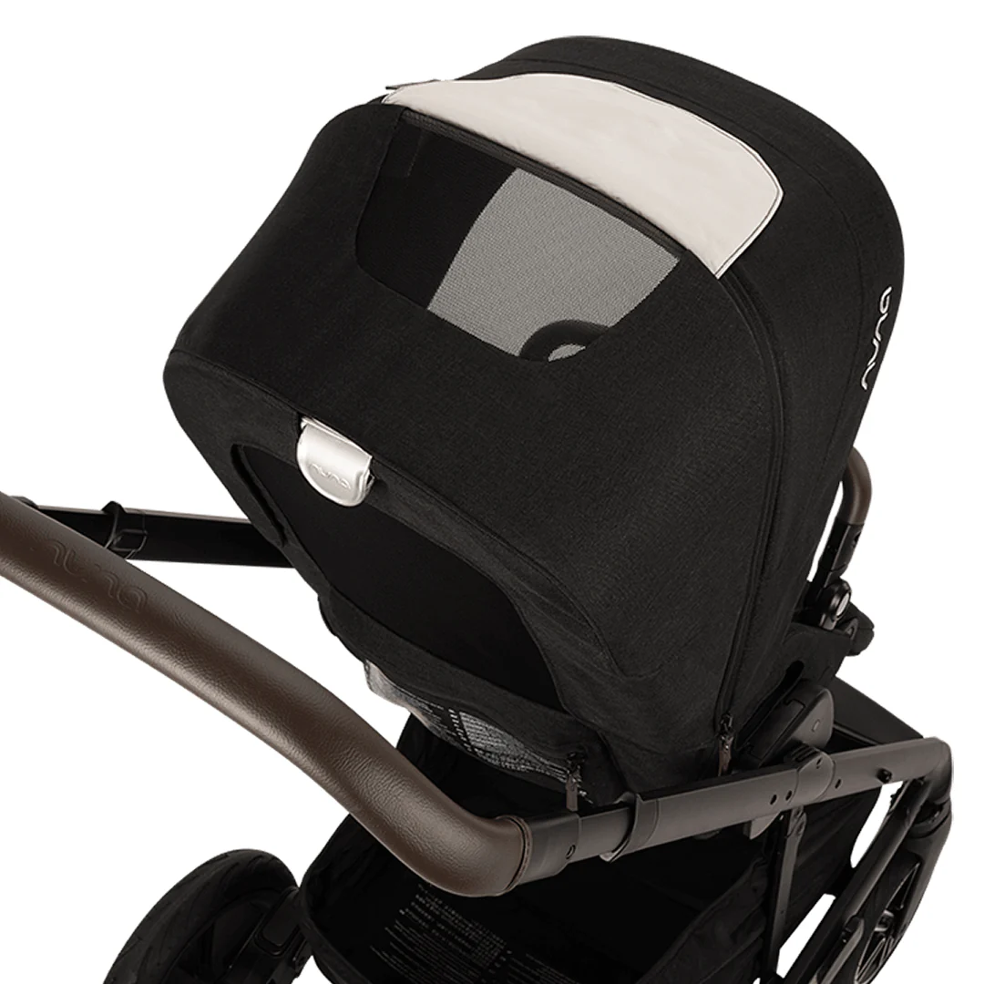 Cestovní systém Nuna Mixx Next + Arra Next Premium 2025 | Součástí je kočárek, autosedačka a hluboká korbička | Otočná základna o 360° a ISOFIX