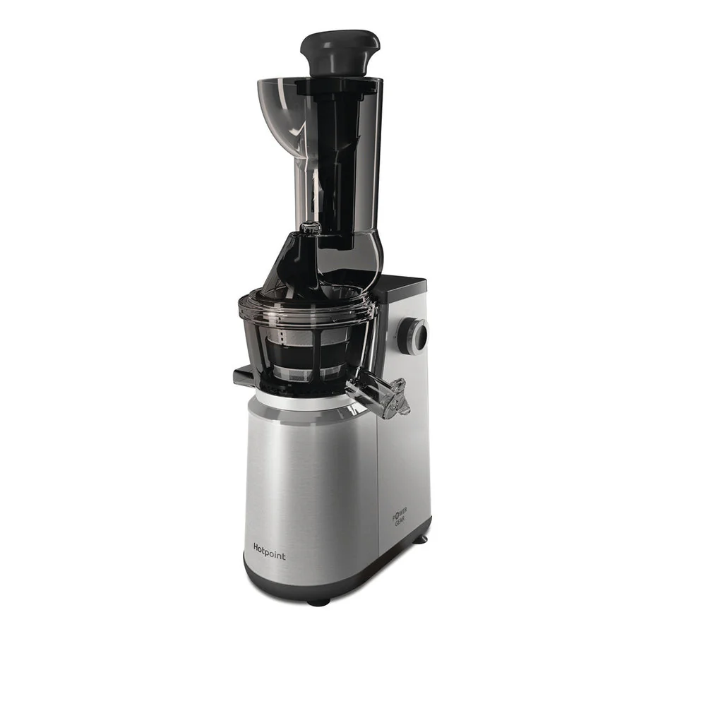 Odšťavňovač Hotpoint Classic Slow Juicer, barva nerezové oceli SJ 4010 AXL0 (poškozená krabice)