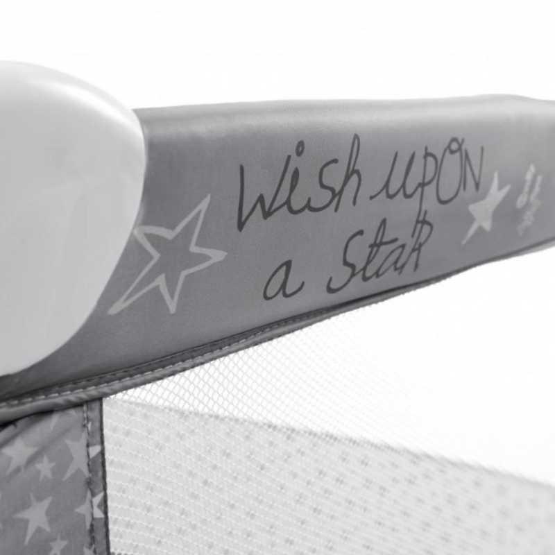 Cestovní postýlka Jane Travel Fun Star 6845 T01 – Ideální od 0 do 36 měsíců, s kolečky a bočním okénkem