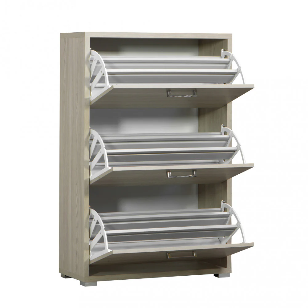 Botník s výklopnými dvířky, do interiéru, vyrobený z odolných a trvanlivých materiálů