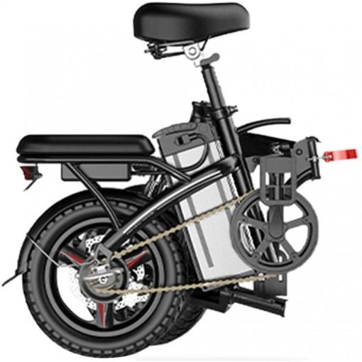 & VÝPRODEJ Skládací elektrické kolo, 250W elektrické kolo vhodné pro dospělé a teenagery Vyjímatelná baterie Elektrické kolo s tlustými pneumatikami Plážové sněhové kolo, nejlepší pro otce a matky (černé)