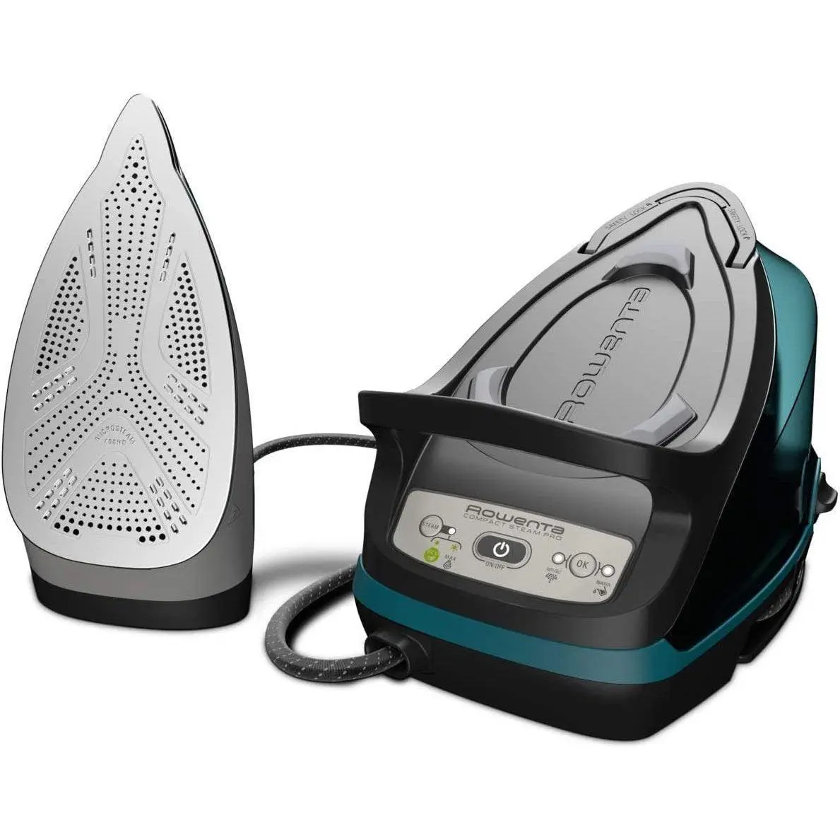 Napařovací žehlička Rowenta DG7623 Compact Steam Pro s bojlerem, tlak 6,3 baru, objem 1,1 litru