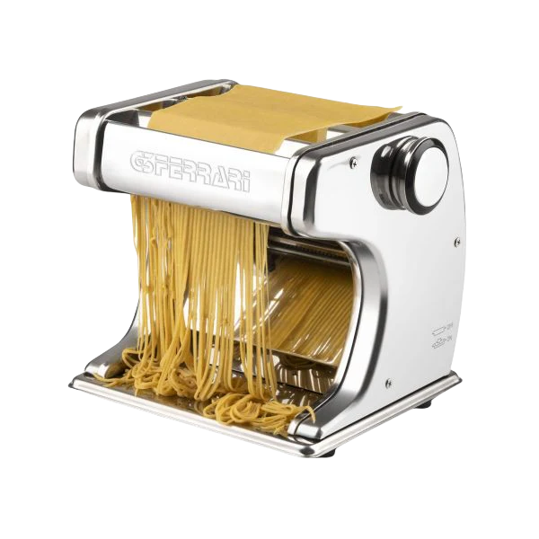 Motorizovaný stroj na těstoviny G3 Ferrari G20125 Sfoglia Prof, 70 W, válce 18 cm, 7 úrovní tloušťky těstovin, 3 tvary těstovin, tělo a válce z nerezové oceli