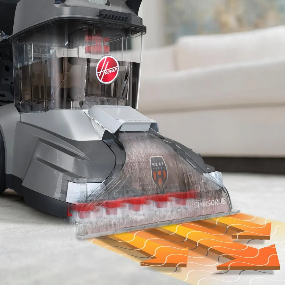 Hoover Powerscrub XL Pet – Extra velký čistič koberců pro domácnosti s domácími mazlíčky