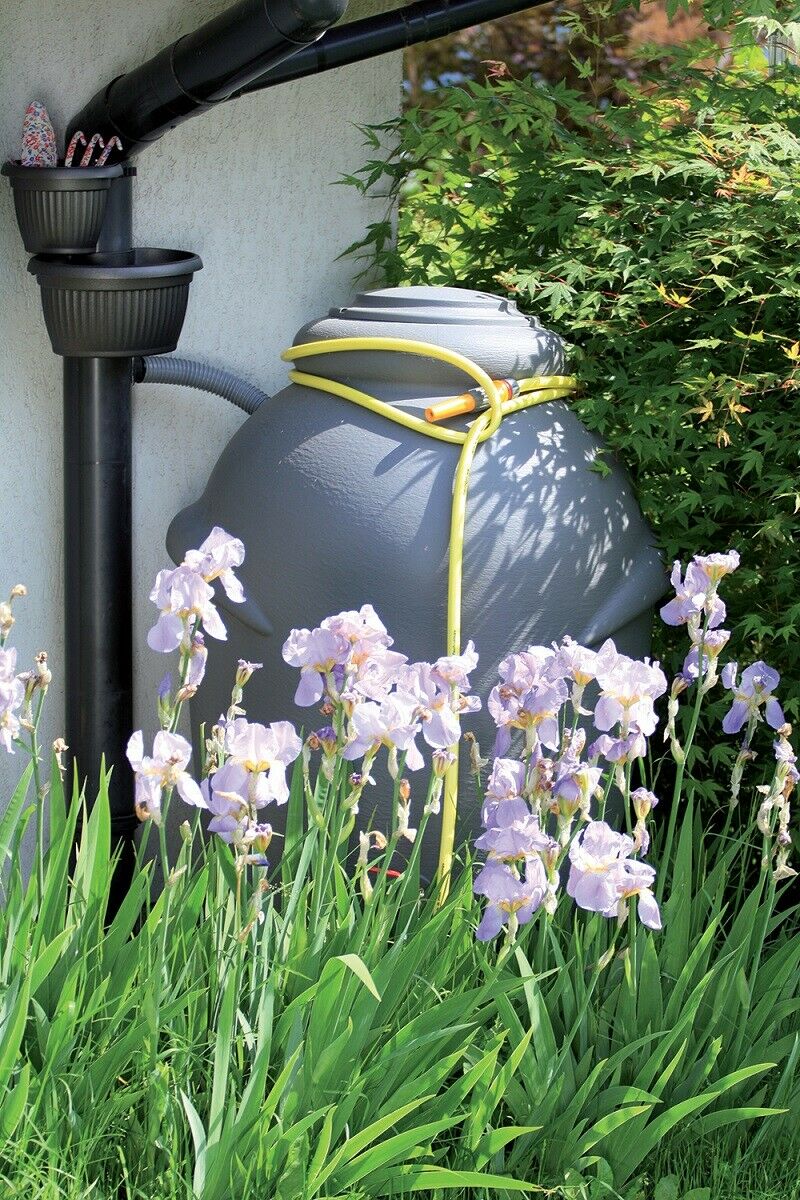 Nádoba na dešťovou vodu, sud na dešťovou vodu, sud na dešťovou vodu AQUA CAN, terakotový sud na dešťovou vodu 210 l