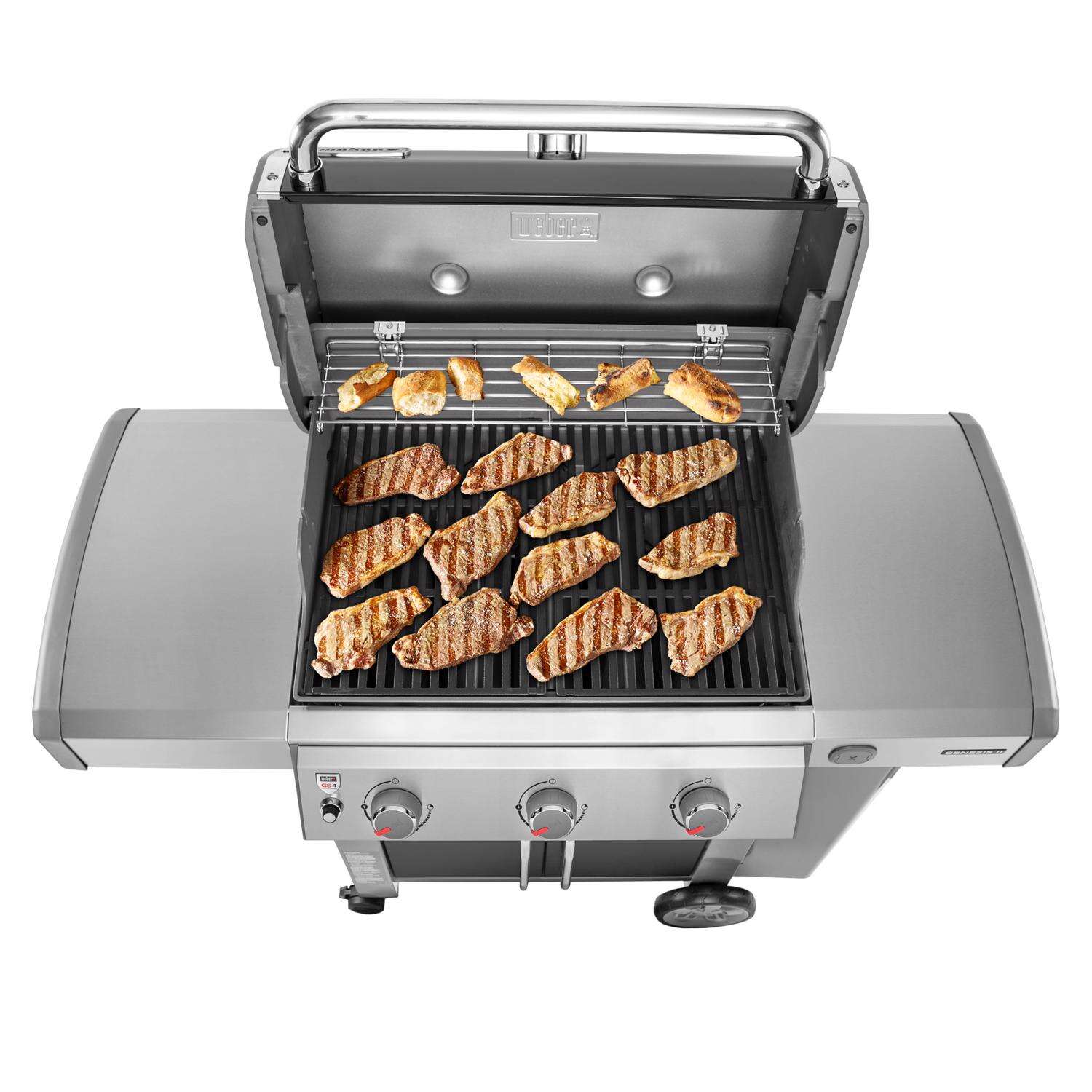 Weber Genesis II E-315 3hořákový gril na tekutý propan, černý