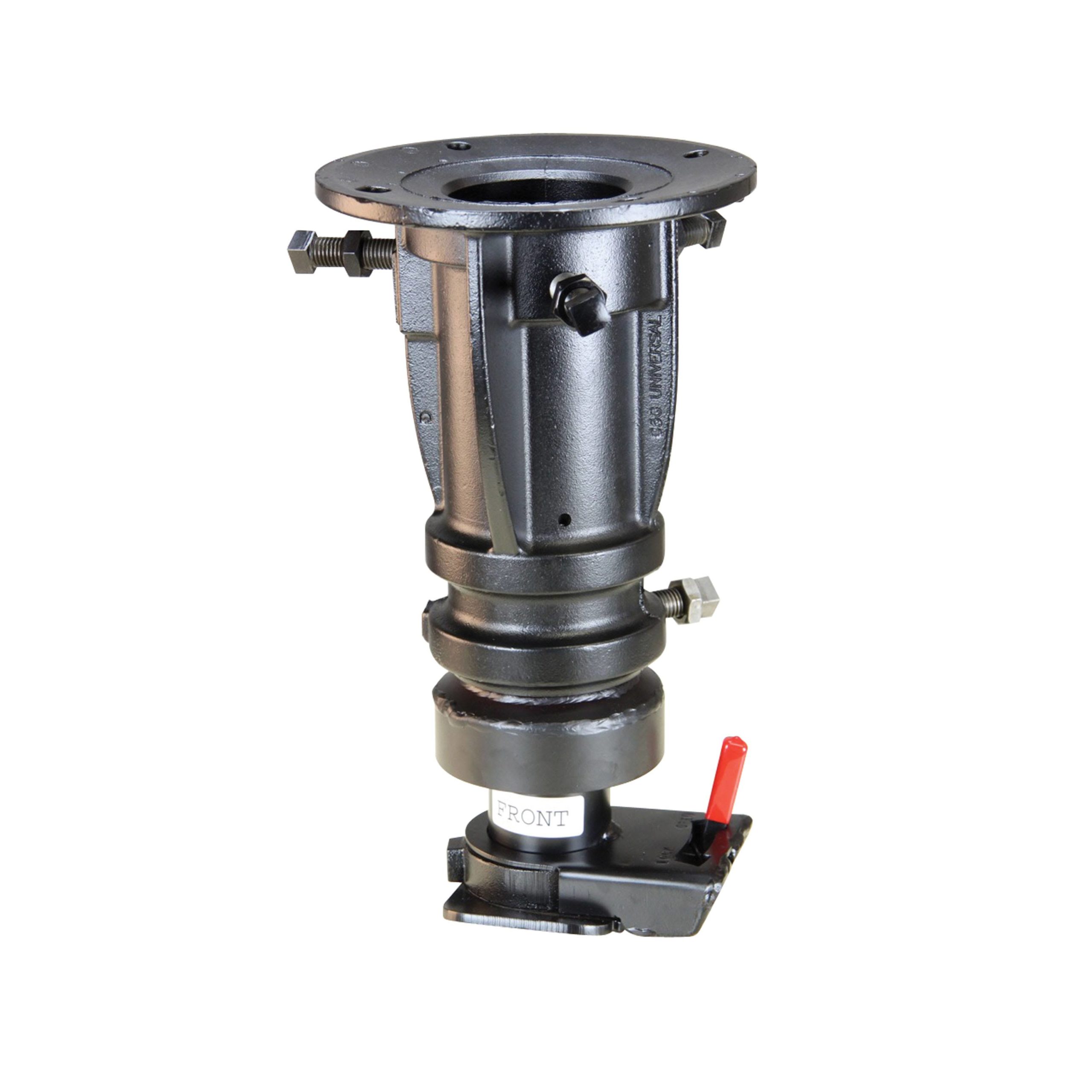 Adaptér Convert-A-Ball pro nastavení polohy pátého kola na husí krk s tlumičem, nosnost 9 000 kg, odolná litá ocel, snižuje vibrace