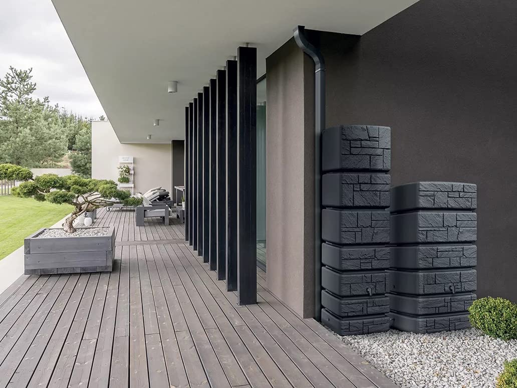 2025 Tower Stone Dešťová nádrž, nádrž na dešťovou vodu 350-500l