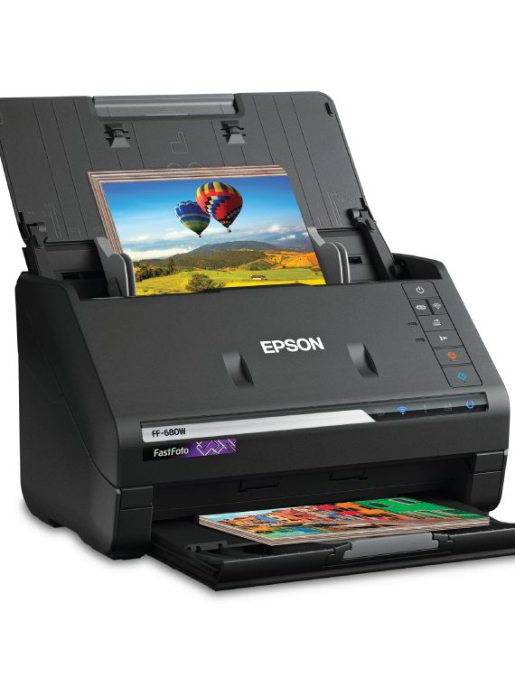 Bezdrátový vysokorychlostní systém pro skenování fotografií FastFoto FF-680W 2025 – černý