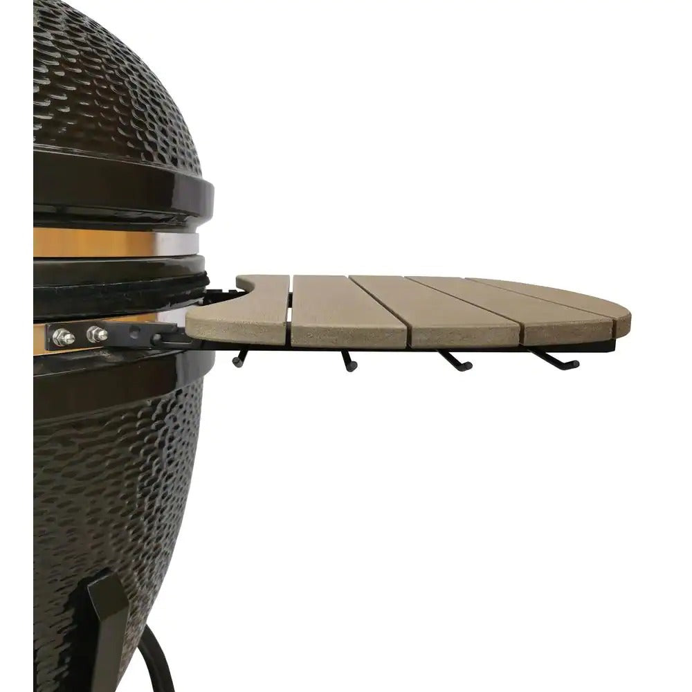 Grily 22palcový keramický gril na dřevěné uhlí Kamado Pro s krytem grilu