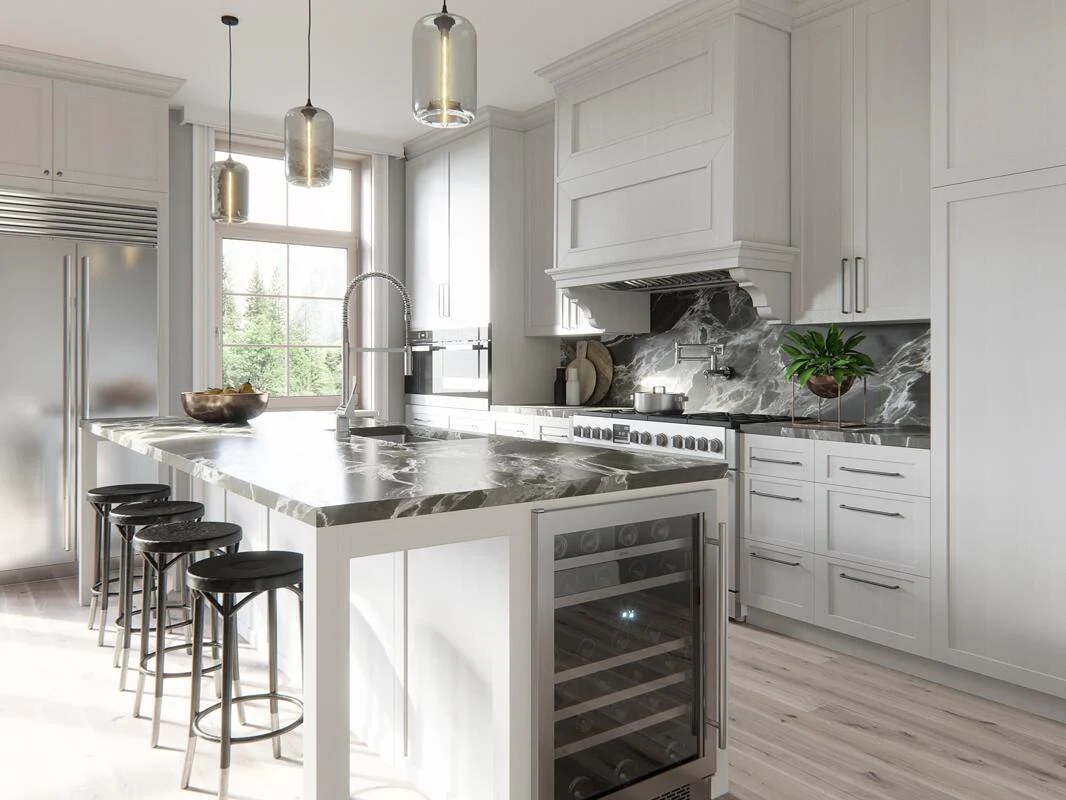 Vstavná digestoř Zephyr Monsoon II 36'' s LED osvětlením 1200 CFM