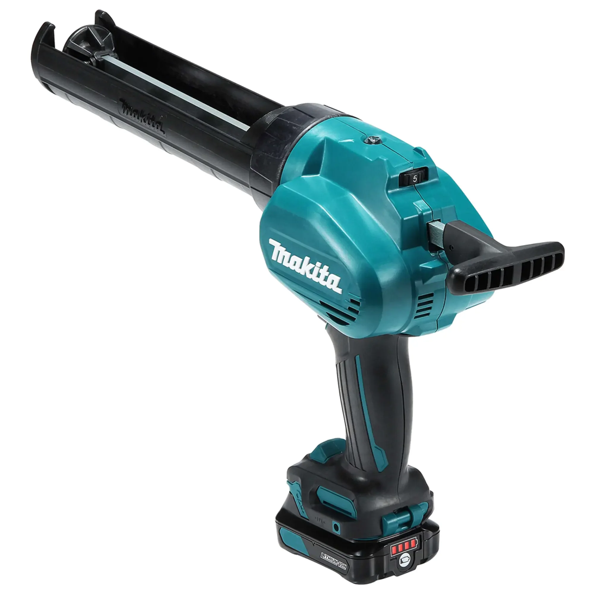 Makita CG100DSAX 12V 2Ah silikonová pistole – kompaktní a dobíjecí