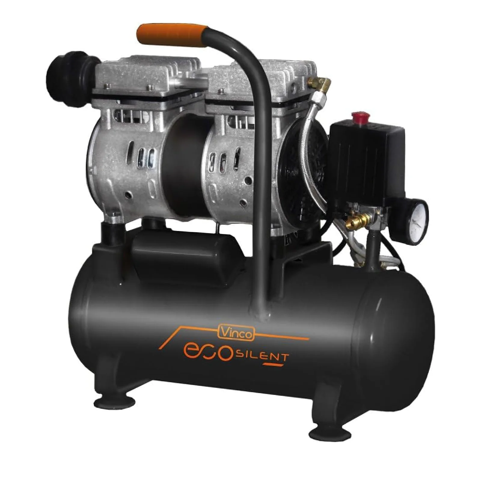 6litrový tichý kompresor – kompaktní a nepřenosný pro domácí a hobby použití