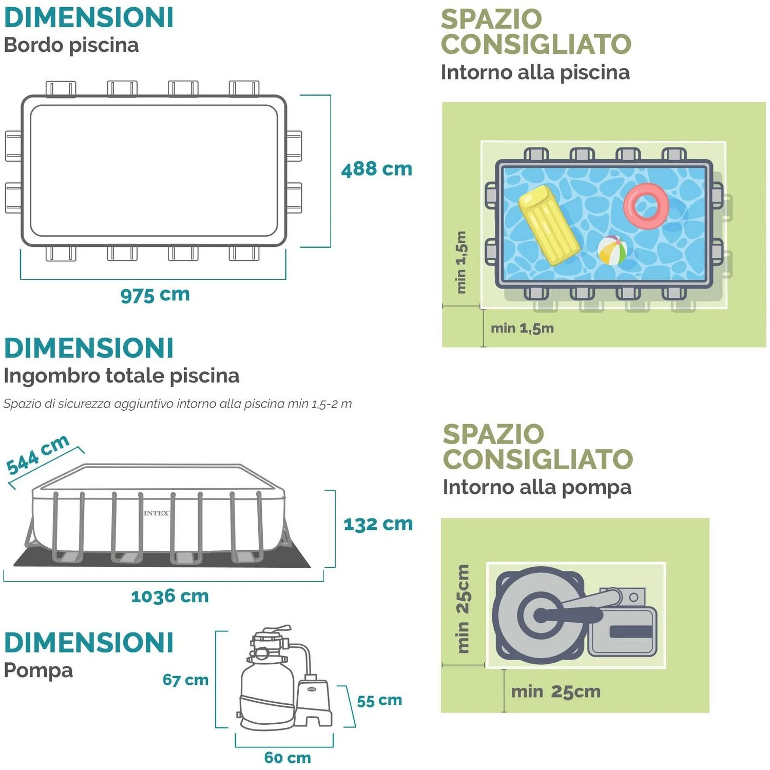 INTEX - Obdélníkový bazén Ultra XTR Frame - Výška 132x975x488 cm