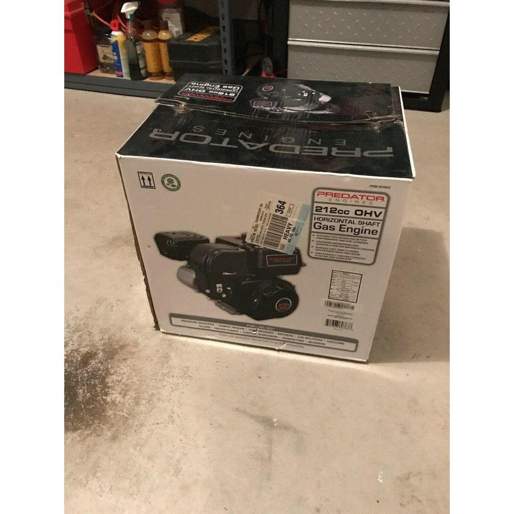 Motor Predator s horizontální hřídelí, rok výroby 2025 – 6,5 HP, 212 ccm