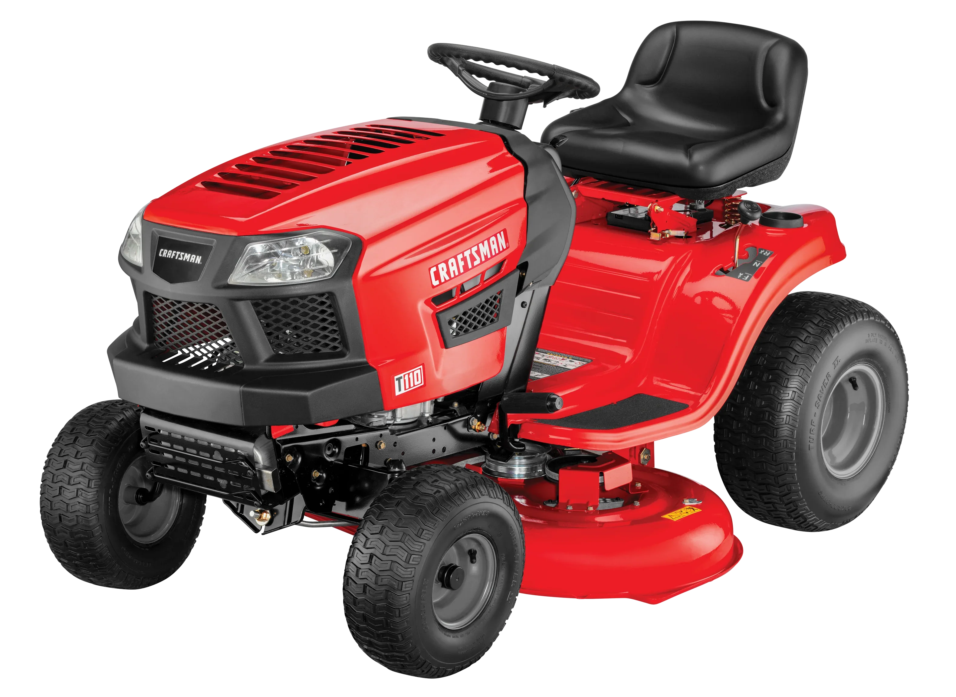Sekačka na trávu Craftsman T110, záběr 42 palců – motor Briggs & Stratton 17,5 HP – 7stupňová převodovka – model 13AN77XS093