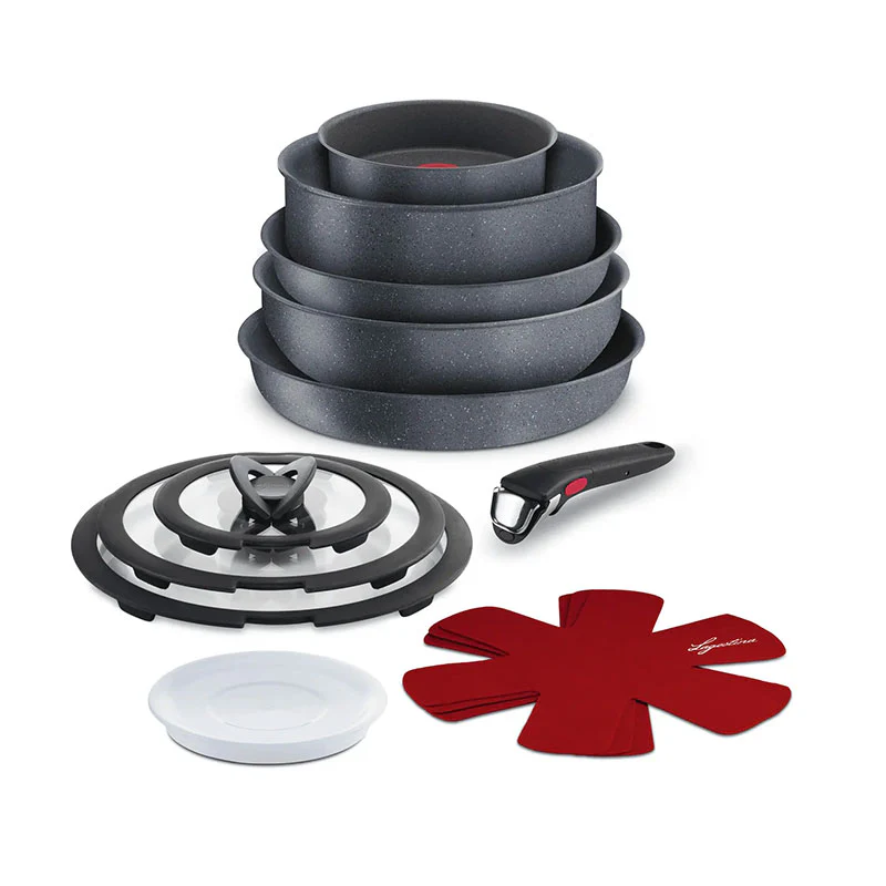 Sada nádobí Lagostina Ingenio Mineralis Green, 13 kusů