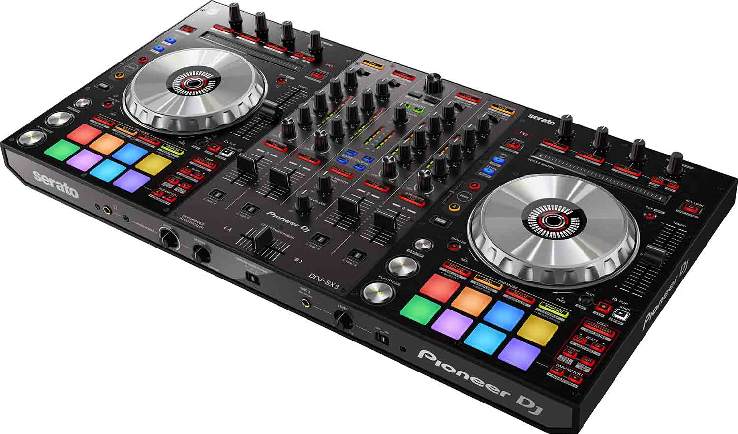 2025 B-Skladem: Pioneer DJ DDJ-SX3 4kanálový DJ kontroler pro Serato DJ Pro