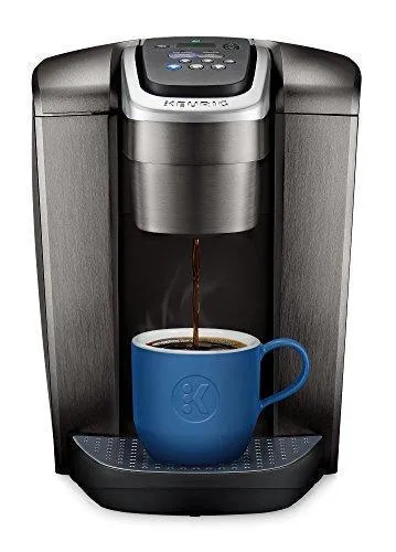 Kávovar Keurig K-Elite, kávovar na kapsle K-Cup pro jednu porci, s možností přípravy ledové kávy, kartáčovaná břidlice