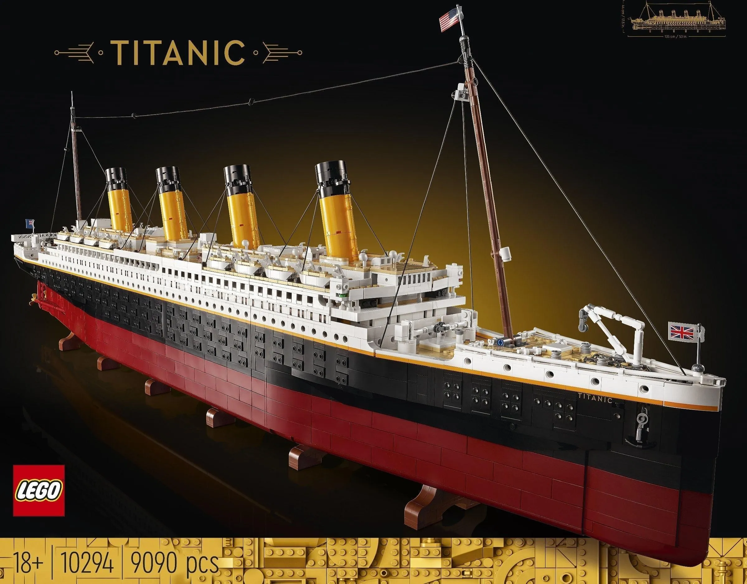 LEGO Creator Expert Titanic 10294 - Detailní sběratelský model