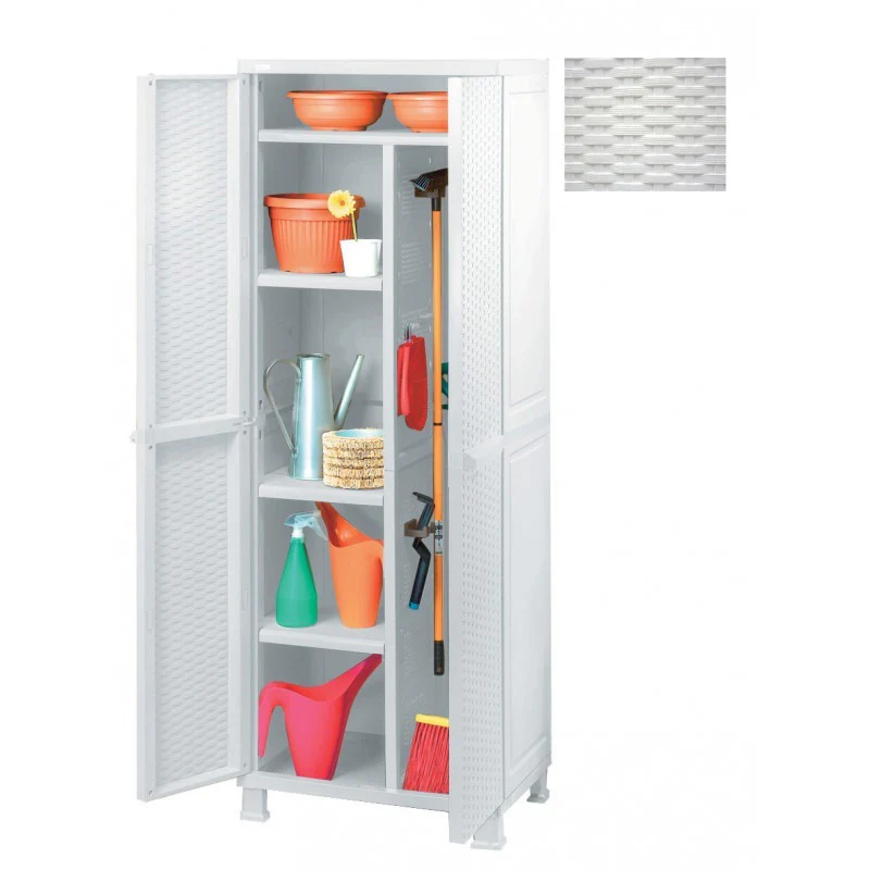 Šatní skříň Keter cm. 65x45x177 v., p/rozsah bílá