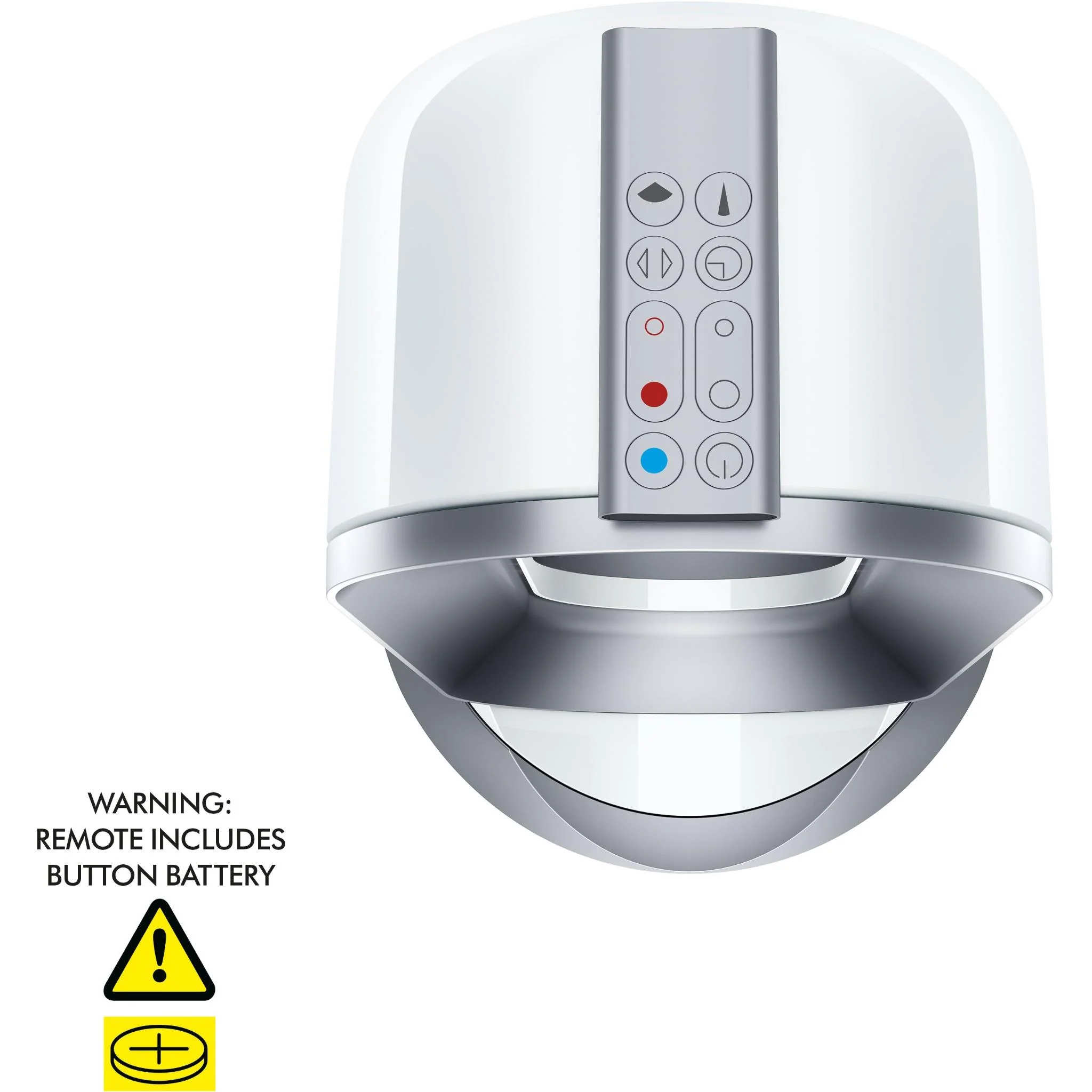 Dyson Pure Hot+Cool ventilátorový čistič s topným tělesem – bílý/stříbrný