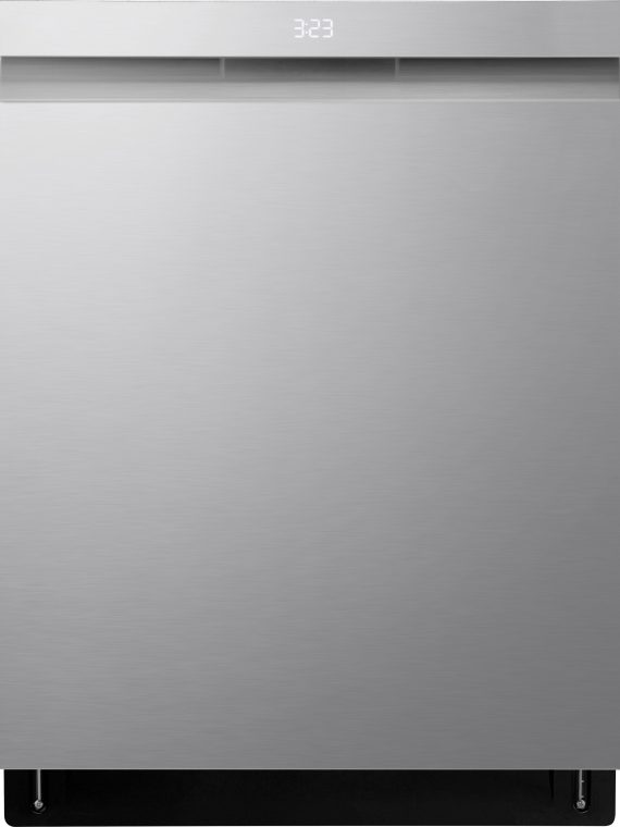 2025 24′′ Vestavná myčka nádobí s horním ovládáním, chytrá vestavná myčka z nerezové oceli, 3. košem, QuadWash Pro a hlučností 42 dba – nerezová ocel