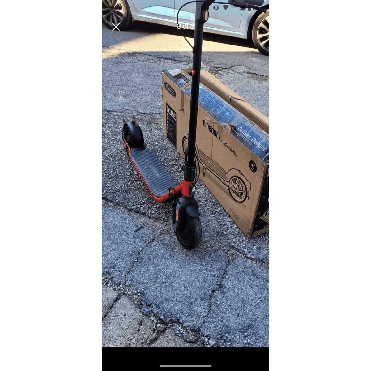 Elektrická koloběžka NINEBOT D18E