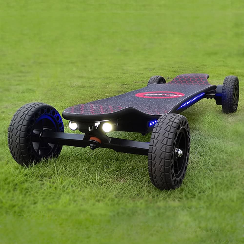 Elektrický skateboard 2025 4000 W | 12S3P | 56 km/h | Dojezd 35 mil | Kola 6