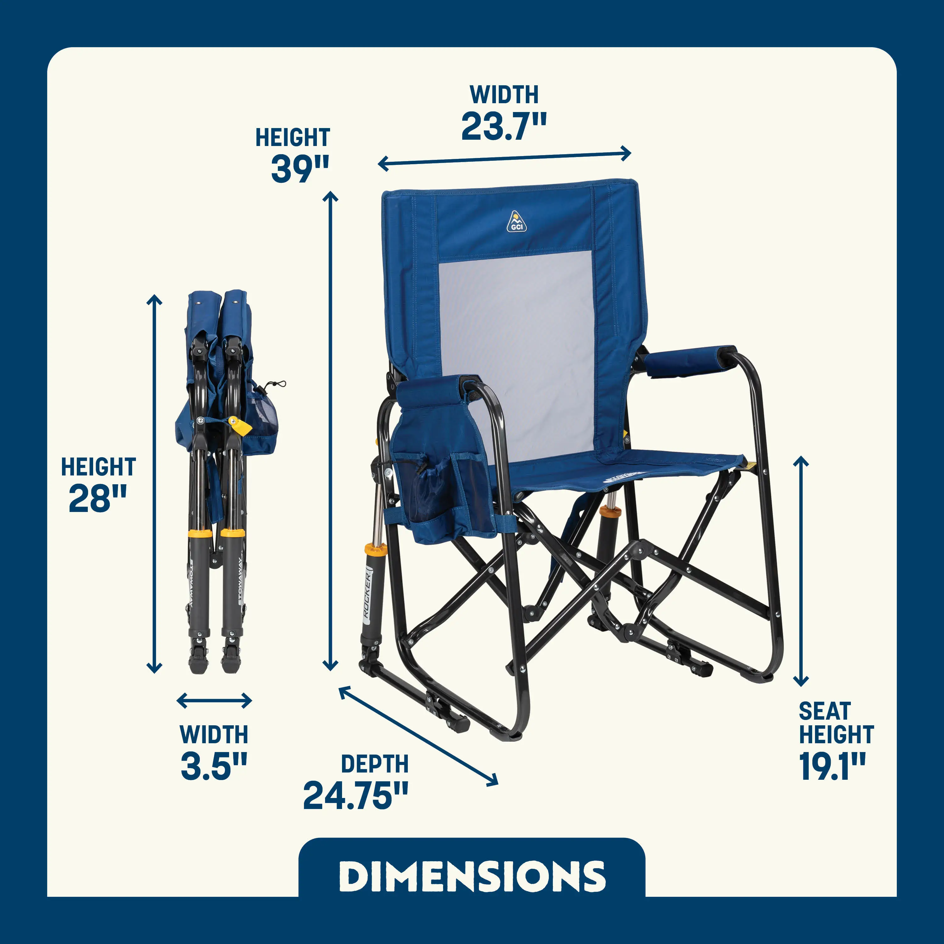 Houpací křeslo Stowaway™