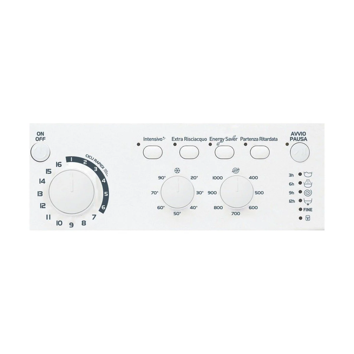 Indesit EWC 61051 W IT N Pračka s předním plněním, 6 kg, třída F (V 85 x Š 59,5 x H 51,7) EWC61051WITN