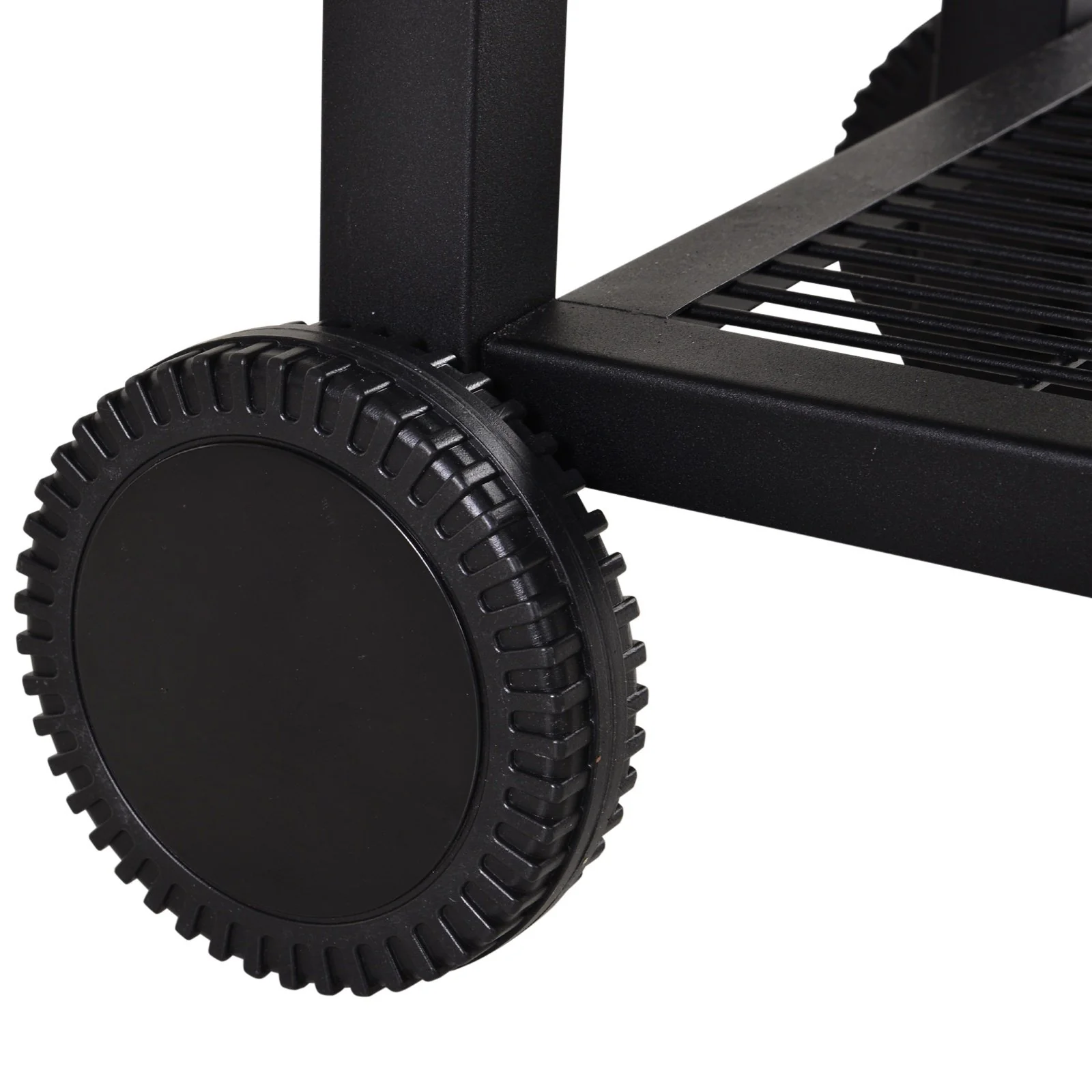 Pec na pizzu Easycomfort na dřevěné uhlí, nerezová venkovní/zahradní gril s teploměrem, 64x54x160 cm